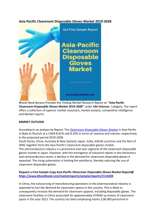 Asia-Pacific Cleanroom Disposable Gloves Market Research Report Forecast 2028