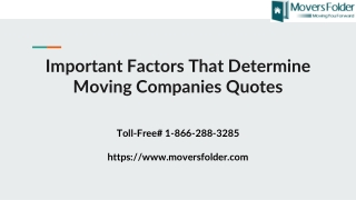 Moving Company Quotes - Everything you Need to Know