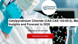 Cetylpyridinium Chloride (CAS CAS 123-03-5), Market Insights and Forecast to 2026