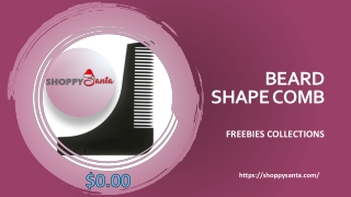 Beard Shape Comb Online at ShoppySanta