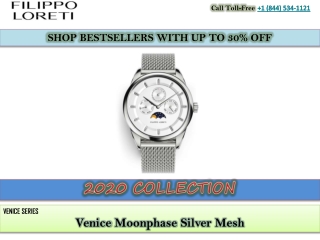 Filippo Loreti Reviews: Venice Moonphase Silver Mesh