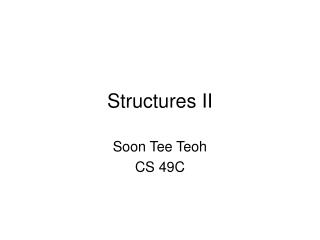 Structures II