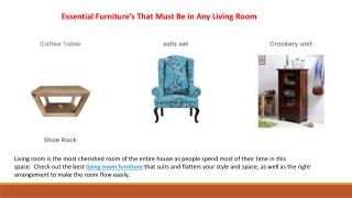 Living room furniture: Latest design Furniture online