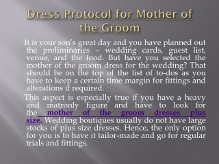 Mother Of The Groom Dresses Plus Size