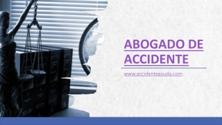 abogado de accidente