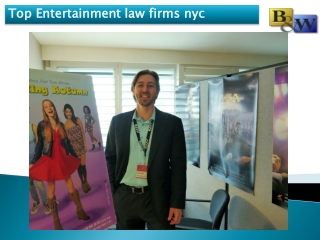 Top Entertainment law firms nyc