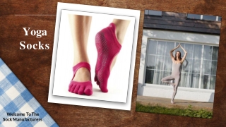 Get The Custom Yoga Sock For In Your Store From The Sock Manufacturers