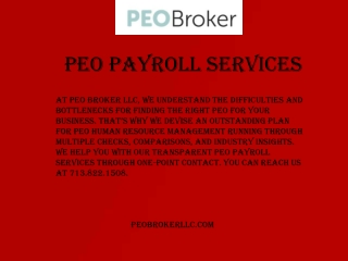 Peobrokerllc.com - PEO Payroll Services