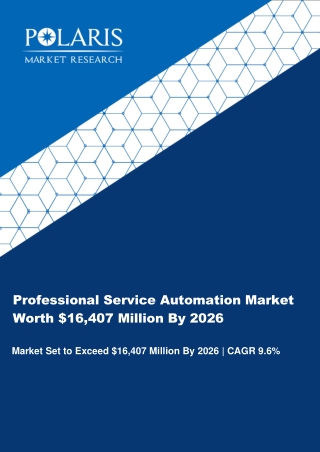 Professional Service Automation Market