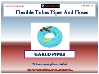 Buy The Cheapest Flexible Tubes Pipes And Hoses