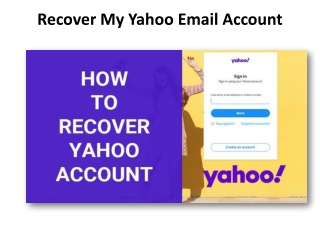 Recover My Yahoo Email Account