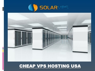 Cheap VPS Hosting USA