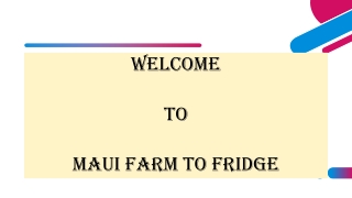 A Private Maui Chef