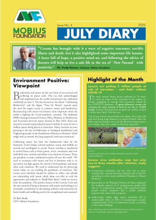 NGO Environmental Organisations in India - Mobius Foundation Newsletter July 2020