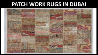 Patchwork rugs Dubai