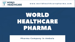 Pharma Company in  Ambala