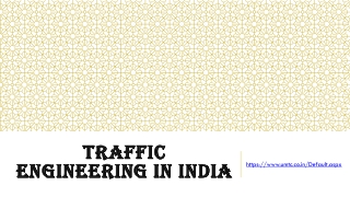 Traffic engineering in India