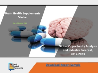 Brain Health Supplements Market Analysis, Trends and Future Outlook | 2026