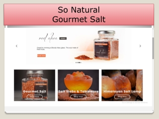 Gourmet Salt Blends