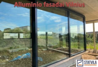 Aliuminio fasadai Vilnius
