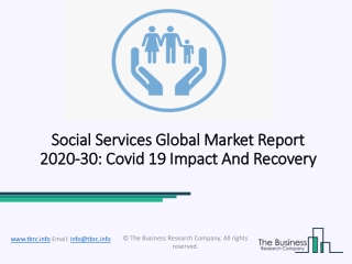 Global Social Services Market Report 2020-2030 | Covid 19 Impact And Recovery