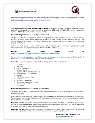 Medical Billing Outsourcing Industry Research Report - Forecast to 2025