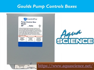 Goulds Pump Controls Boxes