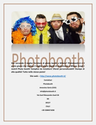 stampa instagram I photobooth.it - Photobooth