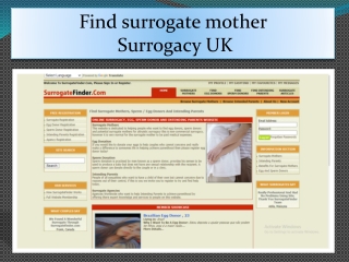 Surrogacy in uk Online
