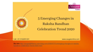 5 EMERGING CHANGES IN RAKSHA BANDHAN CELEBRATION TREND 2020