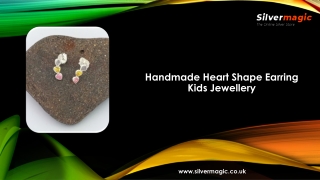 Handmade Heart Shape Earring Kids Jewellery