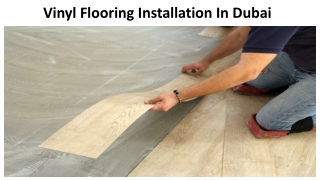 Vinyl Flooring Installation