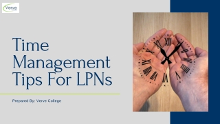 Time Management Tips For LPNs