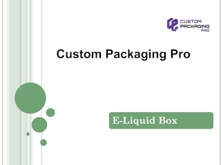 E-Liquid Box