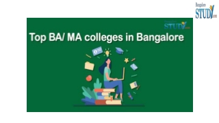 Top BA MA Colleges in Bangalore