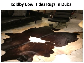 Koldby Cow Hides Rugs
