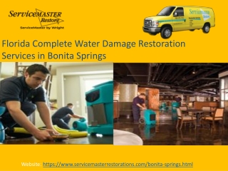 Hire the Best water damage restoration company in Bonita Springs