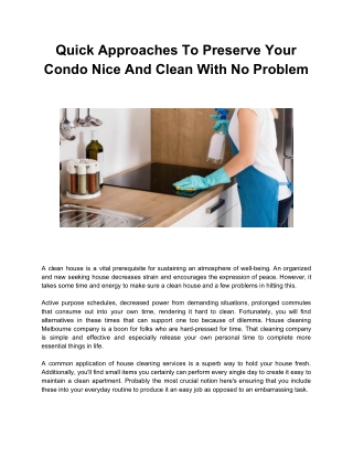 End of Lease Cleaning Service Melbourne