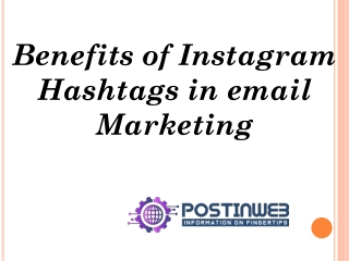 Benefits of Instagram Hashtags in email Marketing