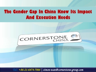 The Gender Gap In China Know Its Impact And Execution Needs