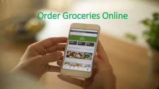 Order Groceries Online