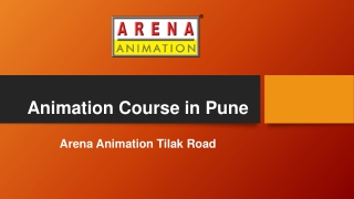 Animation Course in Pune - Arena Animation Tilak Road