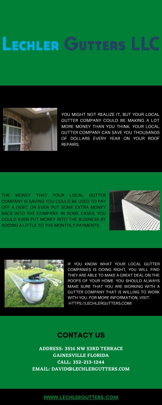 Gutter Company Alachua FL