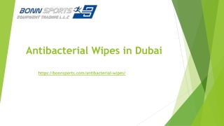 Antibacterial Wipes in Dubai