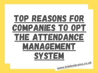 Benefits of time and attendance software