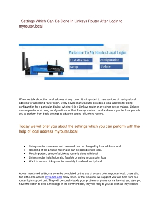 Linksys Routers