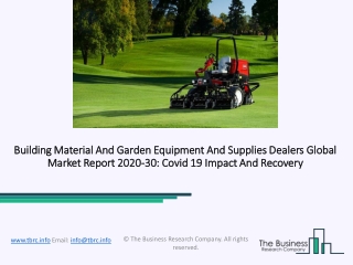 2020 Building Material And Garden Equipment And Supplies Dealers Market Industry Outlook, Growth And Trends