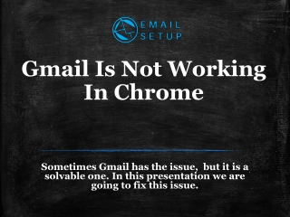 Gmail Not Working In Chrome Browser