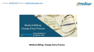 Medical Billing: Charge Entry Process