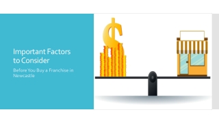 Important Factors to Consider Before You Buy a Franchise in Newcastle